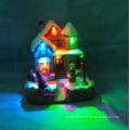 Polyresin Christmas House, Resin Christmas Village